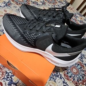 Nike Black and White Zoom Sneakers